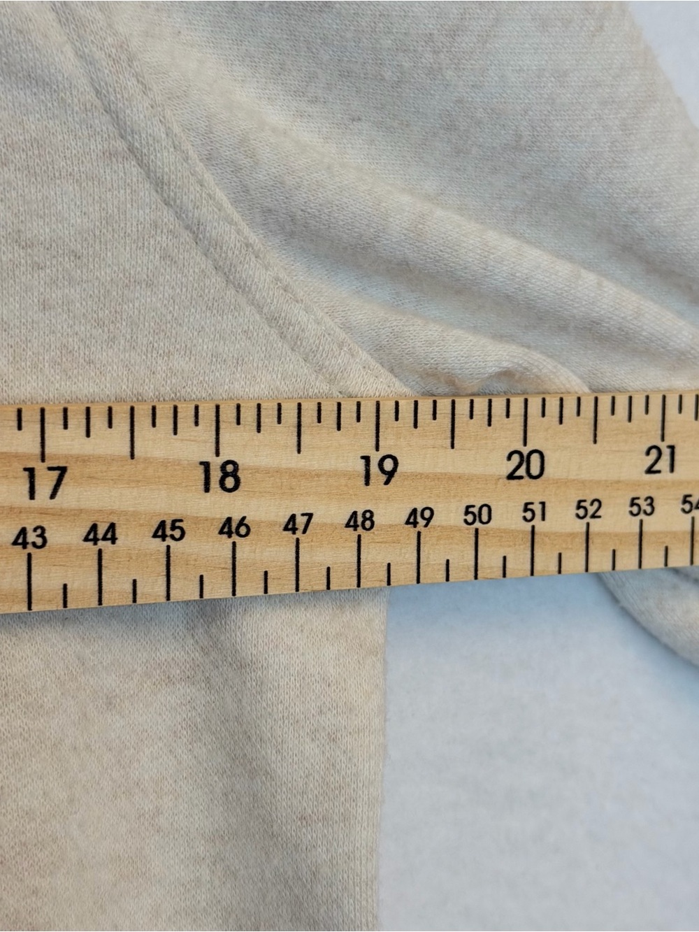 SOLD - Faherty Legend Sweater Shirt Women’s Small Off White Stretch Shacket - Picture 7 of 8